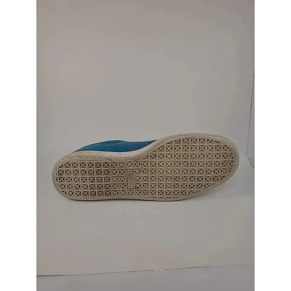 Puma SUEDE Classic Sprayed Fluo Blue Punch Size 10.5 - Picture 6 of 9